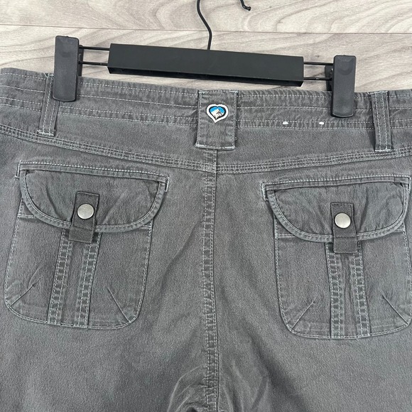 Kuhl Cargo Pants Womens Size 10 Gray Straight Leg Hiking Outdoor Relaxed Stretch - Picture 12 of 15